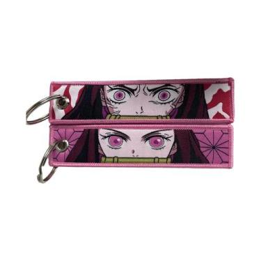 Imagem de Chaveiro De Anime Japonês Com Bordado Legal, Tags Para Chaves De Motoc