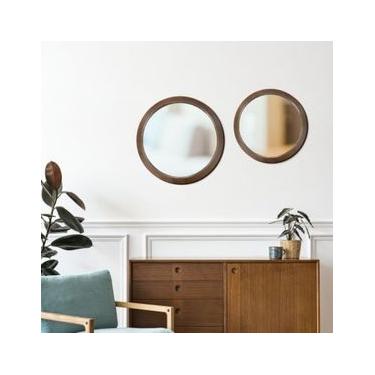 Imagem de Espelho Decorativo Sandy Freijó Redondo