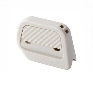 Imagem de Mini Cortador de Caixa de Cerâmica - Retração Automática e Magnético, Abridor de Papelão Portátil Retrátil, Ideal para Casa, Escritório, Loja e Embalagens (Branco,1 pcs)