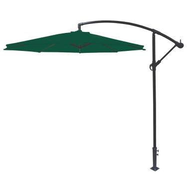 Imagem de Ombrelone Lateral Tramontina em aço e Poliéster Verde sem Base 2,7m 14999009