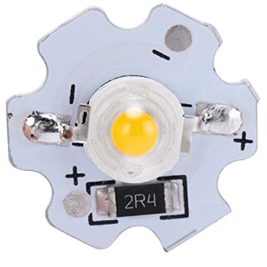Imagem de TOPINCN 25Pcs LED Chip Dimmable Luz de Alta Potência Lâmpada LED Beads Alto Brilho Baixo Consumo de Energia para Lanternas DIY Faróis 5V 3W (Branco quente)