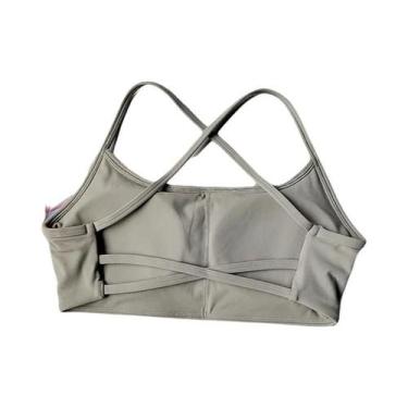 Imagem de Top De Ginástica Feminino Com Suporte Alto, Sem Costura, Halter, Push-