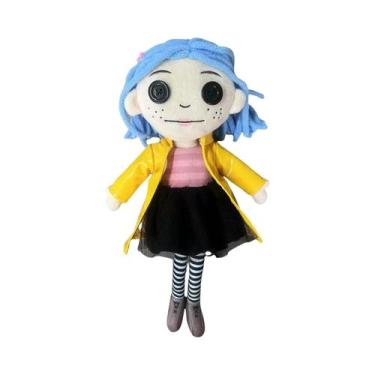 Imagem de Boneca De Pelúcia Kawaii Coraline, Almofada Macia, Brinquedo Colecioná