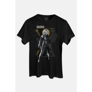 Imagem de Camiseta Marvel Thunderbolts* Yelena Belova, P, Preto, Unissex