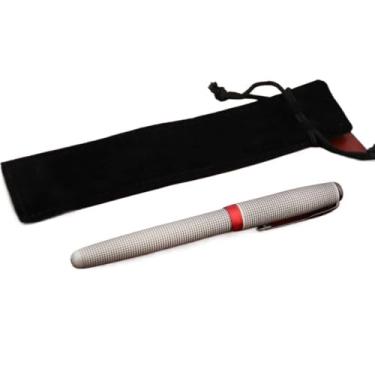 Imagem de XMKT Caneta-tinteiro de luxo, xadrez, pena, flecha, aço tungstênio, ponta preta, tinta clássica, escritório, material escolar (A1)