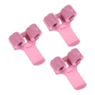 Imagem de PATIKIL 3 peças de clipe de caneta, 2 furos, clipe de metal, portátil, organizador universal para caderno, diário, escritório, escritório, escritório, prancheta, quadro branco, rosa
