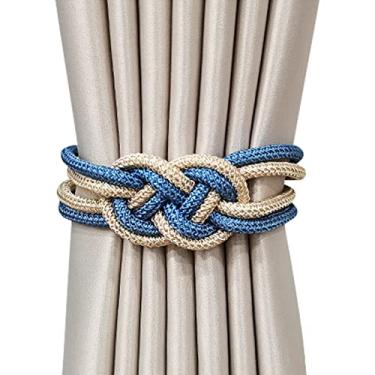 Imagem de Amarra-cortina Magnética Nó Chinês Suporte de Cortina Janela Decorativo para Quarto Sala Estar Escritório Café