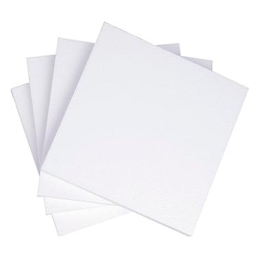 Imagem de Silverlake Craft Foam Squares – Espuma rígida de fabricação americana – Pacote com 4 placas EPS de 25,4 x 25,4 x 2,5 cm para artesanato, ensino e pequenas empresas