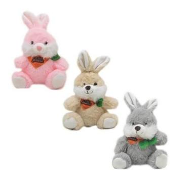 Imagem de Coelho pelucia pascoa 22cm fec7187 - Fizzy