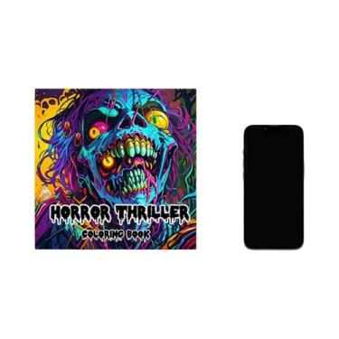 Imagem de Livro De Colorir De Terror Para Adultos: Ilustrações Assustadoras E Em