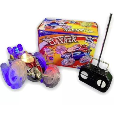 Imagem de Carrinho Maluco De Controle Remoto Gira 360º Com Luzes - toy king