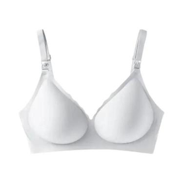 Imagem de Sutiã De Amamentação Ultra Fino E Sem Costura Para Mulheres Grávidas, 