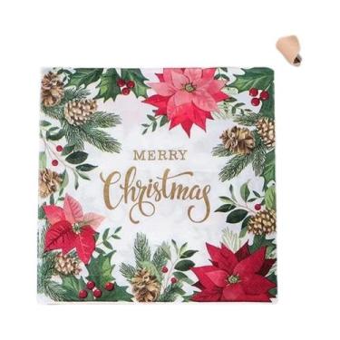 Imagem de Guardanapos De Papel Impressos De Natal 20 40 60 Contagem Decorações D