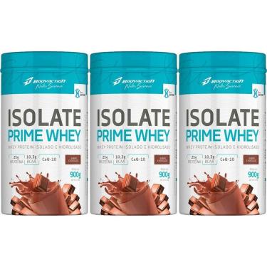 Imagem de Kit 3X Isolate Prime Whey - 900g Chocolate - BodyAction-Masculino