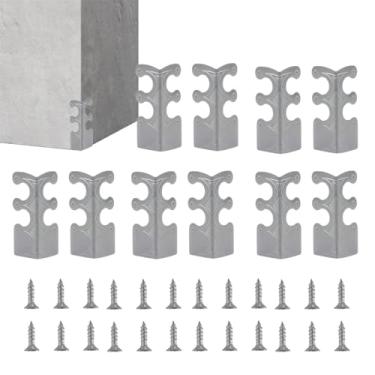 Imagem de de Cantos de Metal | 10 Peças De Acessórios De Proteção Para Armários - Guardas De Canto Para Mesa - para Proprietários Inquilinos Escritório Casa Mesa Portas Armários Sala de Estar