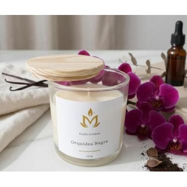Imagem de Vela Aromática Copo 150g - Exala Aromas, Orquídea Negra