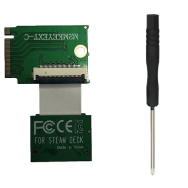 Imagem de Para dispositivos portáteis LCD Steam Deck M.2 NVMe PCIe 3.0 adaptador de cartão de extensão SSD, cabo FPC, placa-mãe de mesa 2280 placa conversor adaptador SSD 2230, placa conversor expansível PCIe