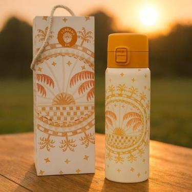 Imagem de Garrafa Farm ETC Estampa Coqueiral Original 650ml Verão 26