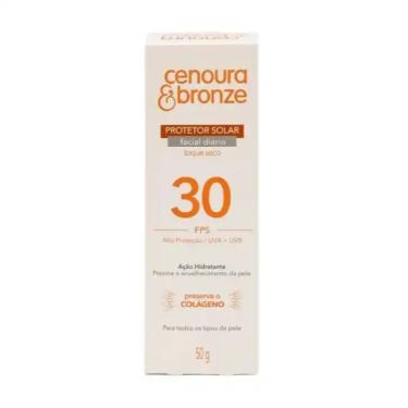 Imagem de Protetor Solar Facial Fps30 Cenoura E Bronze 50G