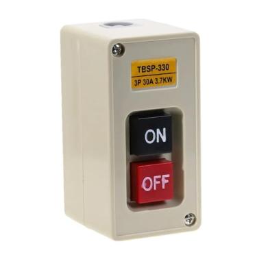 Imagem de TBSP-330 3 Phase 3.7KW 30A botão de pressão botão de pressão painel de interruptor liga/desliga WWECCQIJ