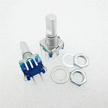 Imagem de Codificador de comutação 5 peças/lote cabo ameixa 20 mm interruptor de codificador rotativo / EC11 / potenciômetro digital com interruptor de 5 pinos