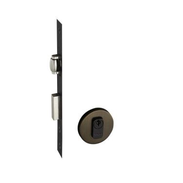 Imagem de Fechadura Rolete Porta Pivotante Pado Bronze Oxidado Antique
