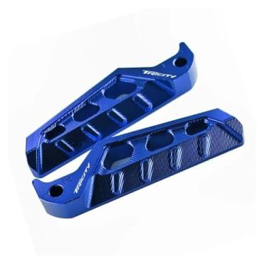 Imagem de Anti-derrapante Para tricity 300 125 155 2018 2019 2020 2021 2022 apoio para os pés do passageiro traseiro para pedal(Azul)