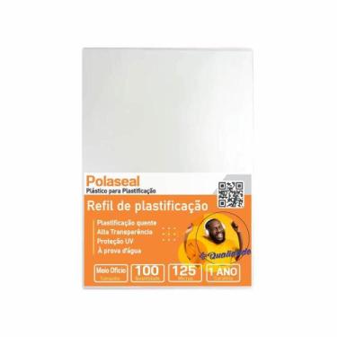 Imagem de Polaseal Para Plastificação Meio Ofício 170x226x0,05 100un - Cassmar