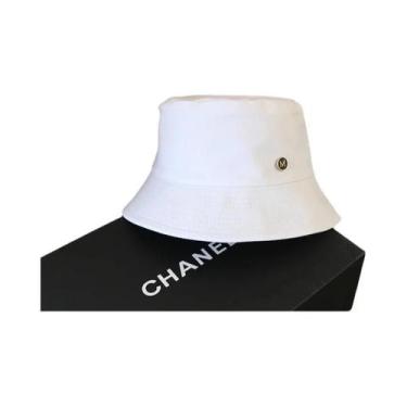 Imagem de Chapéu De Verão Feminino Em Cor Sólida, Versátil, Estilo Pescador, Cha