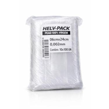 Imagem de Saquinho Plástico para geladinho 6cmx24cm c/1000un Saquinho de geladão - sacolé - geladinho gourmet -