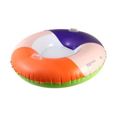 Imagem de RNXRZANK Boia Inflável para Neve com Alças, Ideal para Esquiar, Trenó de Inverno, Feita de PVC, Reutilizável E com Segura. Perfeita para Ativ, Verde, 110cm