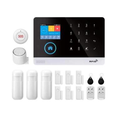 Imagem de Sistema De Alarme GSM Para Casa Inteligente, Kit DIY Tuya WIFI Com Sen