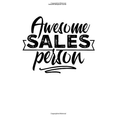 Imagem de Awesome Salesperson Journal: 100 Pages | Dot Grid Interior | Selling Salesman Sales Saleswoman Salespersons Seller Salesperson Job Person Dealer