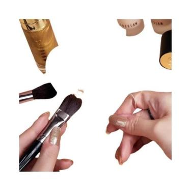 Imagem de Paleta De Maquiagem Em Acrílico Transparente, Misturador De Base Líqui