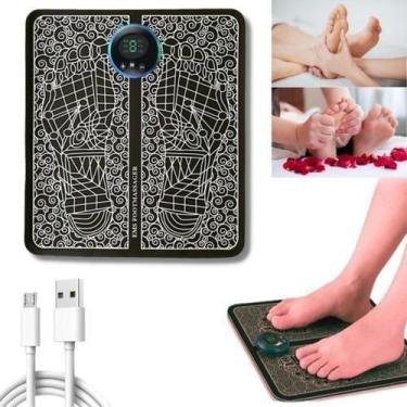 Imagem de Massageador Pés Tapete Pulso Elétrico Perna Pés Ems Digital - Shopbr