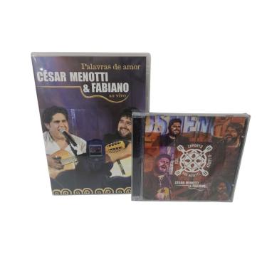 Imagem de Dvd César Menotti & Fabiano – Palavras De Amor (Ao Vivo)/CD