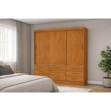 Imagem de Guarda Roupa 9 Gavetas 3 Portas Sunset-Grand Line