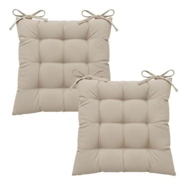 Imagem de Kit Futton 2 unidades 40x40cm Macio C/Diversas Cores Futon Para Cadeir
