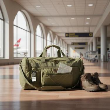 Imagem de Bolsa Grande Viagem Lona Transversal Lona Report Ml Store 50 a 60 L, V