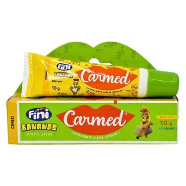 Imagem de Hidratante Labial Incolor Efeito Gloss Bananas Fini Carmed Cimed 10g