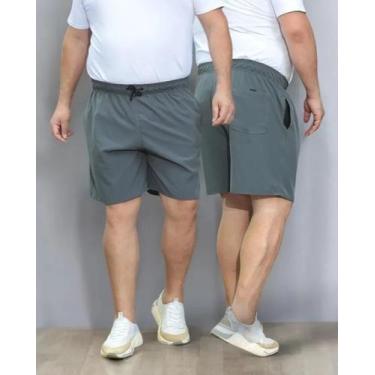 Imagem de Kit 3 Short tactel plus size masc - SUBIMISSION, Cinza, G3
