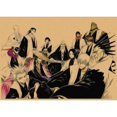 Imagem de Pôster, arte de parede, pintura decorativa, branqueamento, anime retrô
