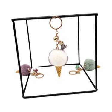 Imagem de Chaveiro De Pelúcia Com Pompom Para Mulheres E Homens, Pingente De Sor