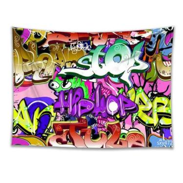 Imagem de Tapeçaria Graffiti Pintura estética de sala de parede 280x150cm - yiwe