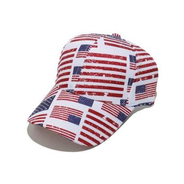 Imagem de Boné de beisebol de poliéster estilo caminhoneiro, unissex, 56-60 cm -