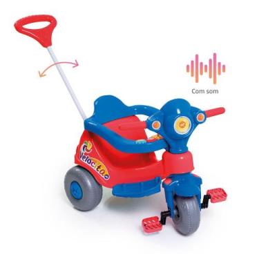 Imagem de Triciclo Infantil Velocita Vermelho - Calesita
