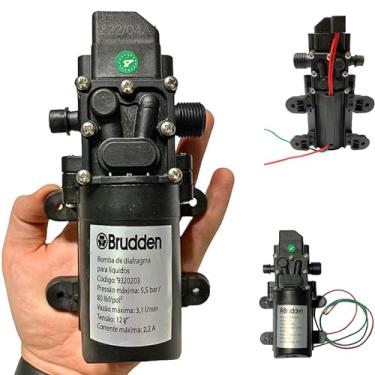 Imagem de Motor Bomba De Diafragma 12vt 3,1L 80psi Para Pulverizador Elétrico E Manual 20L SS20B Brudden Peças De Reposição Bomba Costal Aplicação Veneno