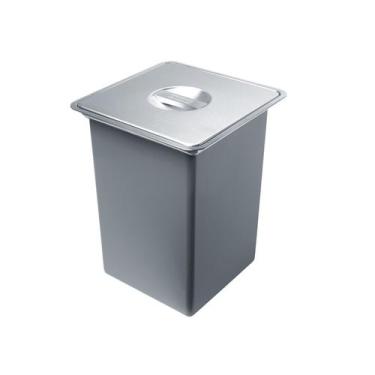 Imagem de Lixeira franke de sobrepor quadrada