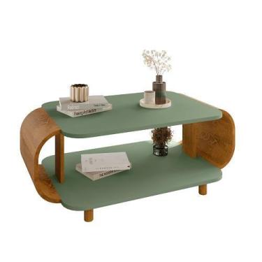 Imagem de Mesa De Centro Floripa Pistache/Naturalle - Bechara - JB Bechara