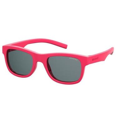 Imagem de Óculos de Sol Polaroid PLD 8020SSM - Rosa - Infantil - Polarizado